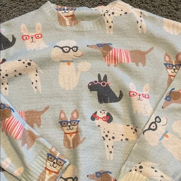 Cute Dog Pattern Sweater - Picture 2 of 6